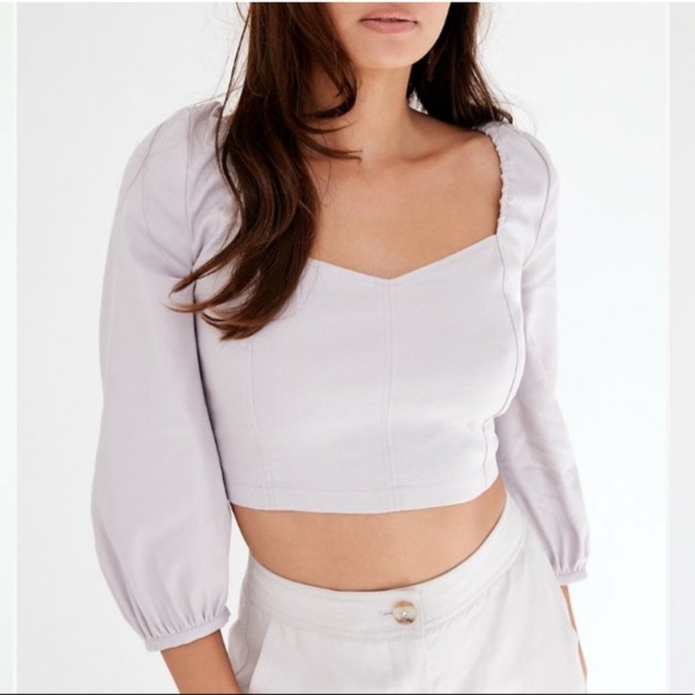 New Aritzia Babaton Hadwyn Blouse in Lilac